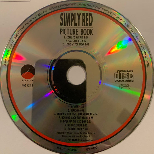 Simply Red : Picture Book (CD, Album, RE)