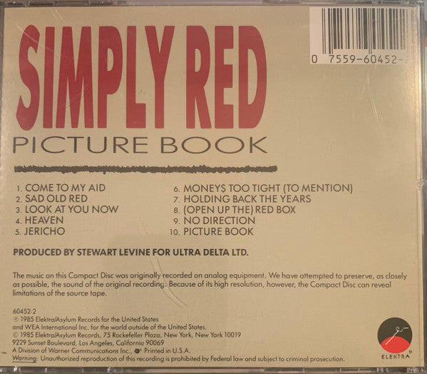 Simply Red : Picture Book (CD, Album, RE)
