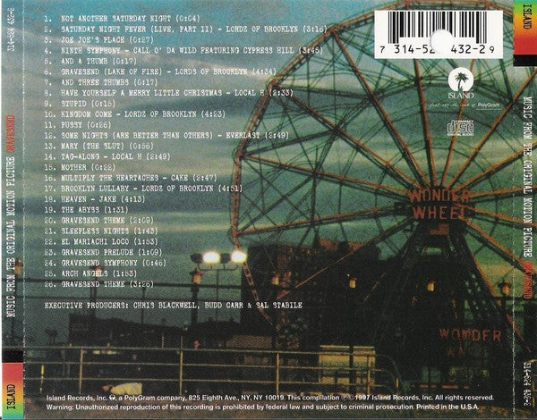 Various : Music From The Original Motion Picture - Gravesend (CD, Comp)