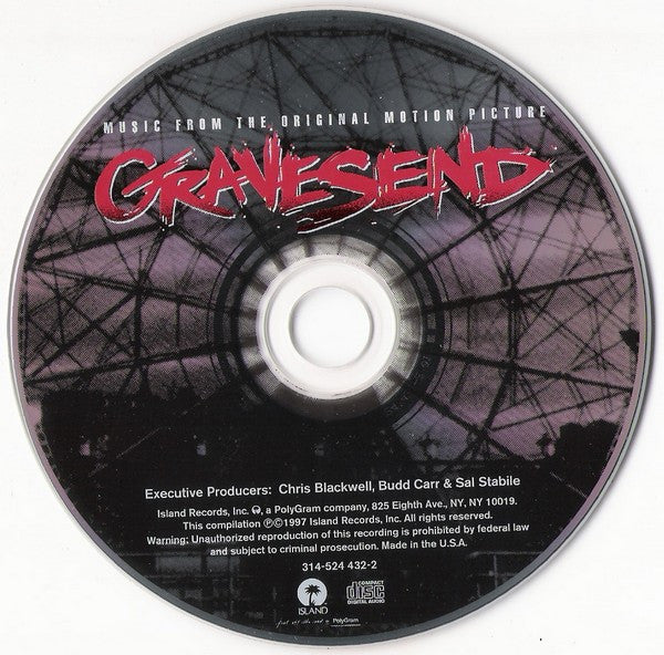 Various : Music From The Original Motion Picture - Gravesend (CD, Comp)