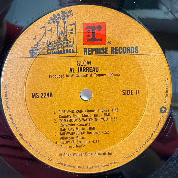 Al Jarreau : Glow (LP, Album)