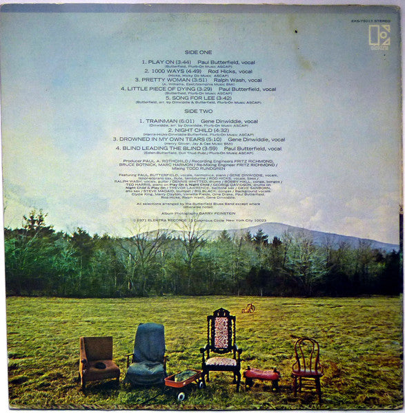 The Paul Butterfield Blues Band : Sometimes I Just Feel Like Smilin' (LP, Album, San)