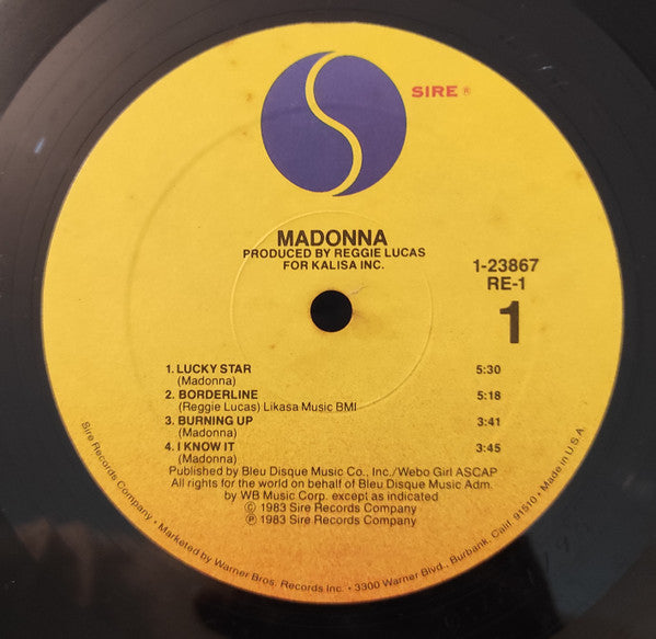 Madonna : Madonna (LP, Album, RE)
