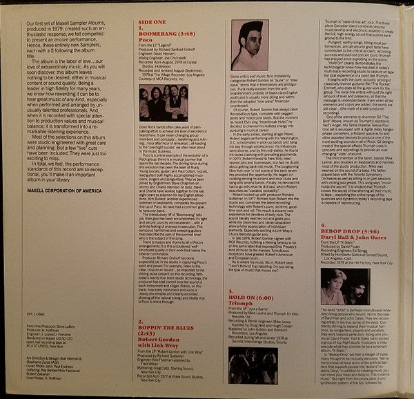 Various : Maxell Rock II Sampler (LP, Comp, Ltd, Smplr)