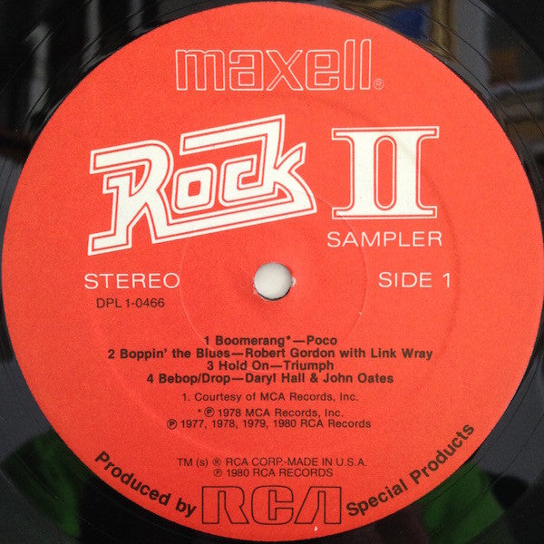 Various : Maxell Rock II Sampler (LP, Comp, Ltd, Smplr)