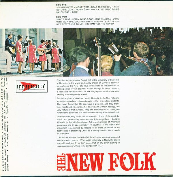 The New Folk : On Campus (LP, Album)