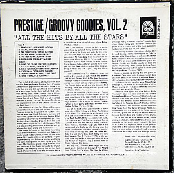 Various : Groovy Goodies, Vol. 2 (LP, Comp, Mono, Smplr)