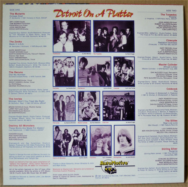 Various : Detroit On A Platter (LP, Comp)