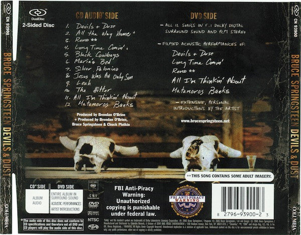 Bruce Springsteen : Devils & Dust (Hybrid, DualDisc, Album, Multichannel, NTSC)