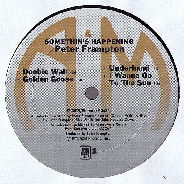 Peter Frampton : Somethin's Happening (LP, Album)