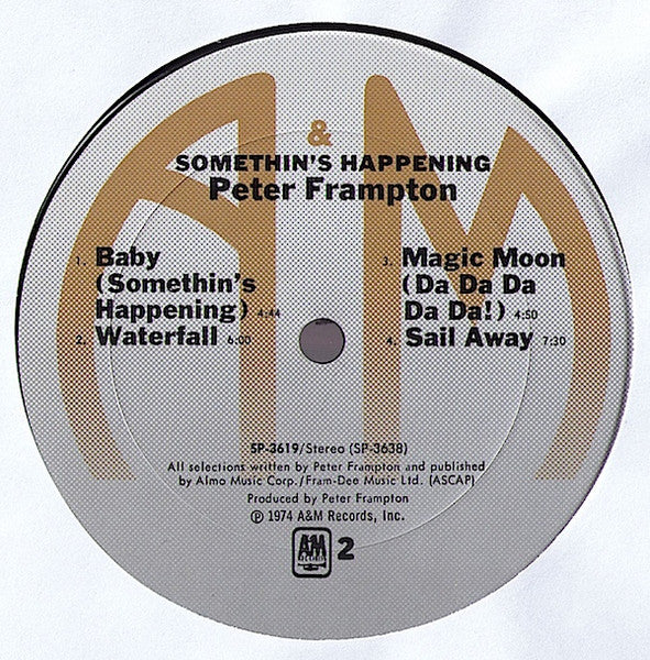 Peter Frampton : Somethin's Happening (LP, Album)
