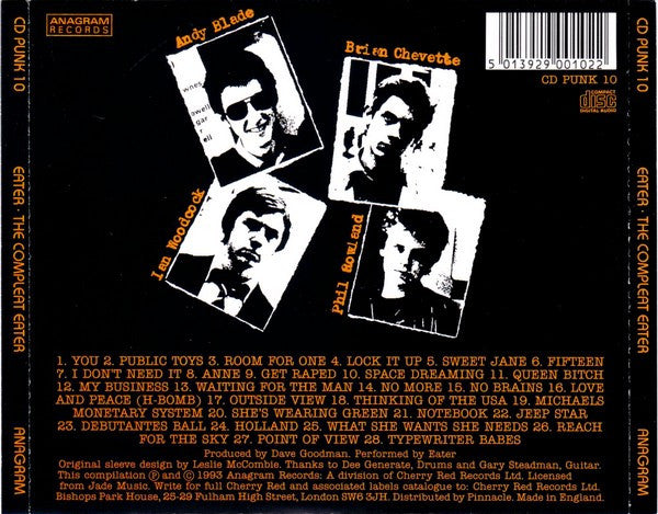 Eater (2) : The Compleat Eater (CD, Comp)