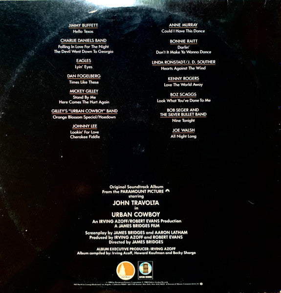 Various : Urban Cowboy (Original Motion Picture Soundtrack) (2xLP, Album, Comp, Ter)