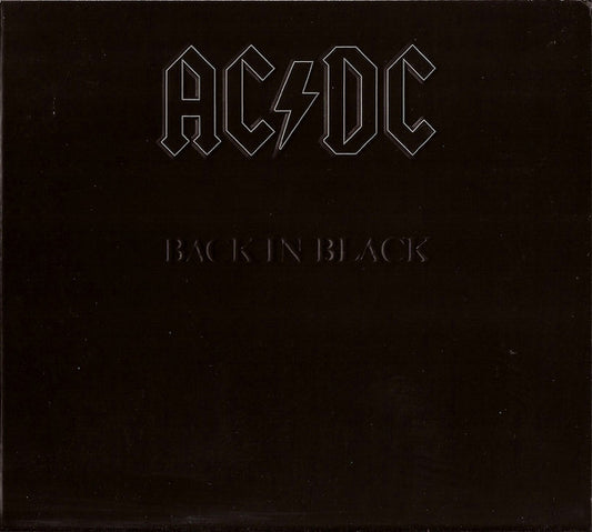 AC/DC : Back In Black (CD, Album, Enh, RE, RM)