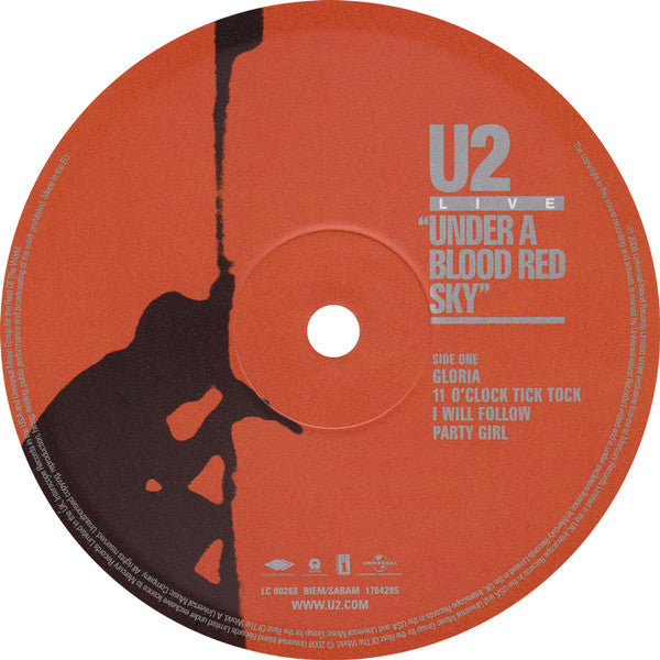 U2 : Live "Under A Blood Red Sky" (LP, MiniAlbum, RE, RM)