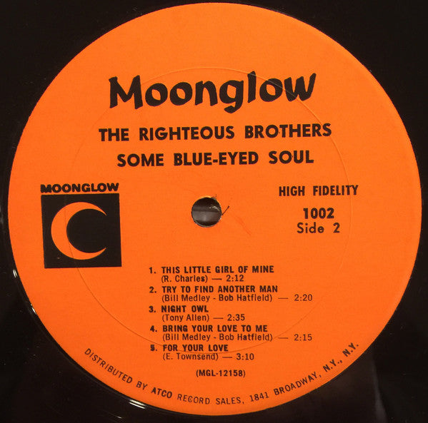 The Righteous Brothers : Some Blue-Eyed Soul (LP, Album, Mono)