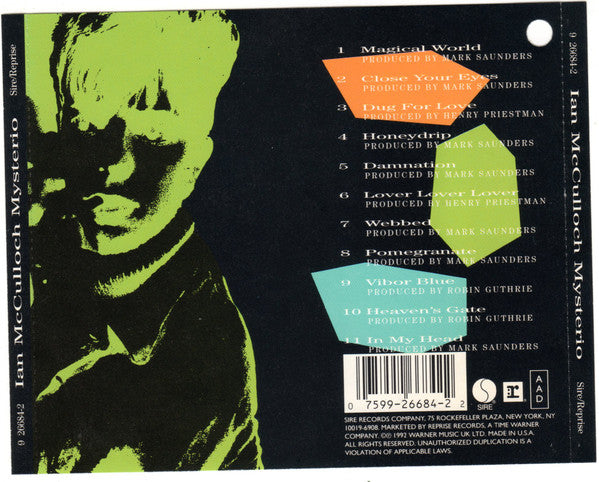 Ian McCulloch : Mysterio (CD, Album, SRC)