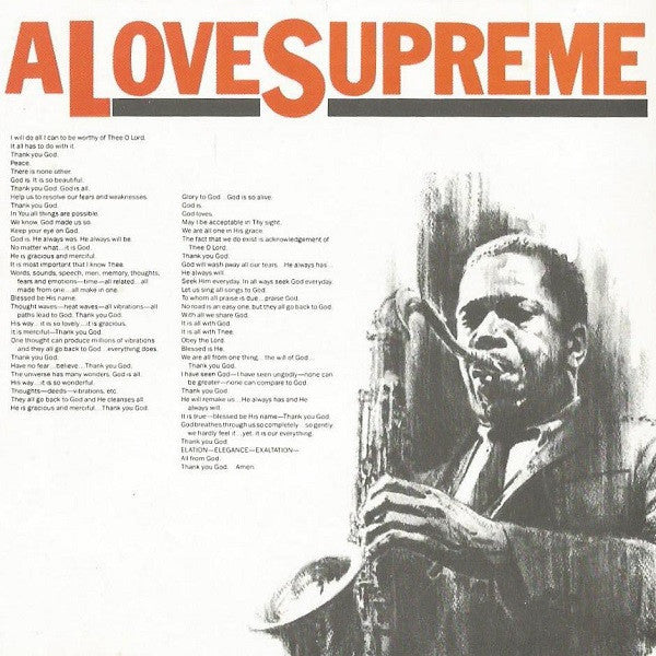 John Coltrane : A Love Supreme (CD, Album, Club, RE, RM)