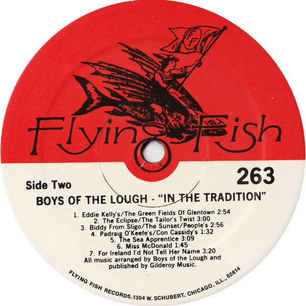 The Boys Of The Lough : In The Tradition (LP, Album, Red)