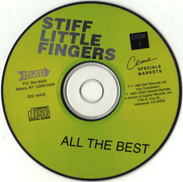 Stiff Little Fingers : All The Best (2xCD, Comp)