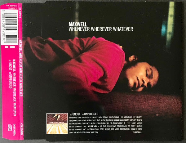 Maxwell : Whenever Wherever Whatever (CD, Single)