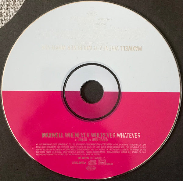 Maxwell : Whenever Wherever Whatever (CD, Single)