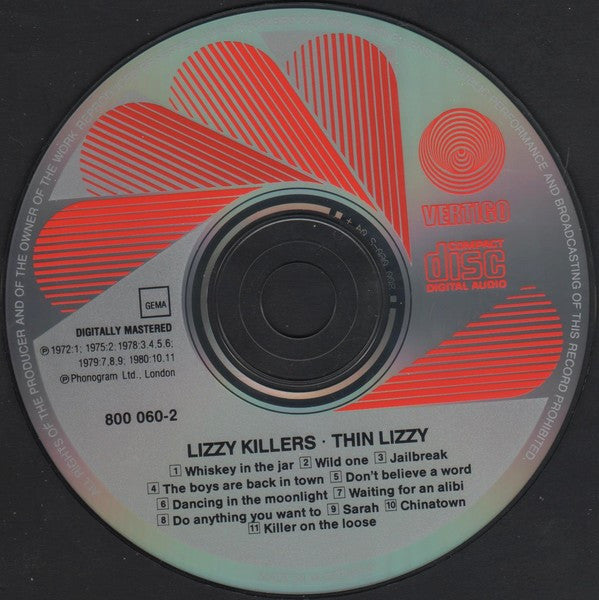 Thin Lizzy : Lizzy Killers (CD, Comp, RE)