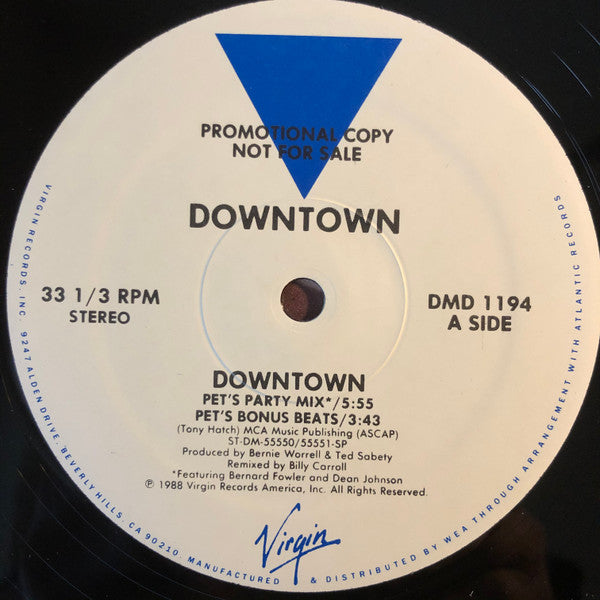 Downtown (10) : Downtown (12", Promo)
