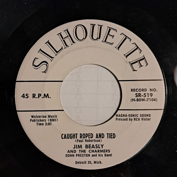 Jim Beasly And The Charmers : Caught Roped And Tied  (7", Single, Promo)