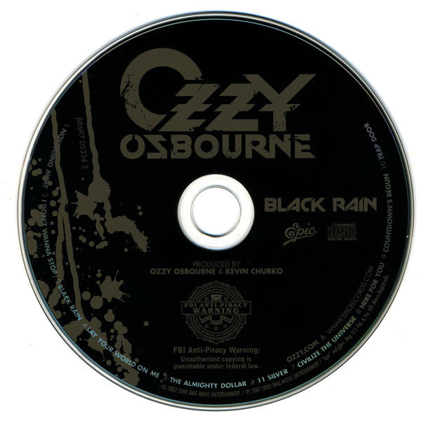 Ozzy Osbourne : Black Rain (CD, Album, Copy Prot., Ltd, Dig)