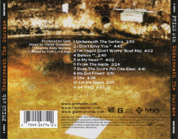 Prime Sth : Underneath The Surface (CD, Album)