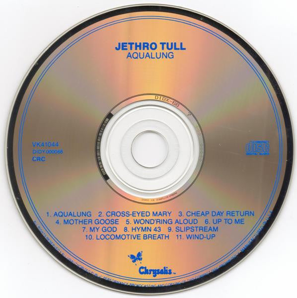 Jethro Tull : Aqualung (CD, Album, Club, RE, CRC)