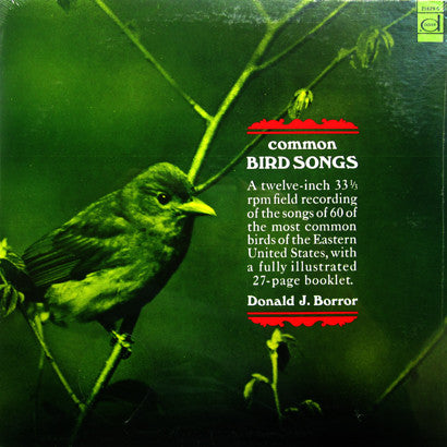 Donald J. Borror : Common Bird Songs (LP, Mono)