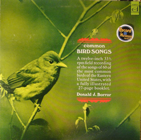 Donald J. Borror : Common Bird Songs (LP, Mono)