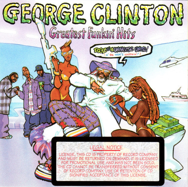 George Clinton : Greatest Funkin' Hits (CD, Album, Promo)