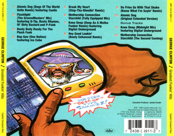 George Clinton : Greatest Funkin' Hits (CD, Album, Promo)