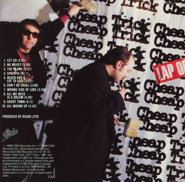 Cheap Trick : Lap Of Luxury (CD, Album, Dig)
