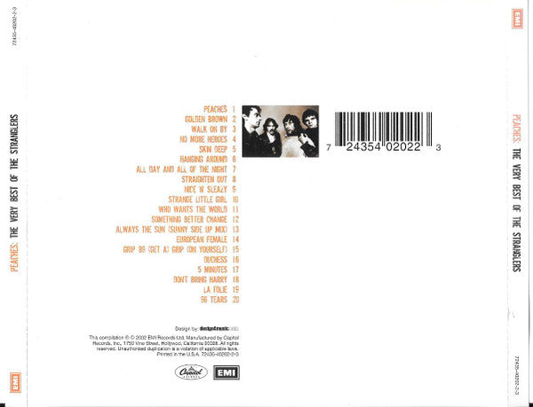 The Stranglers : Peaches (The Very Best Of) (CD, Comp)