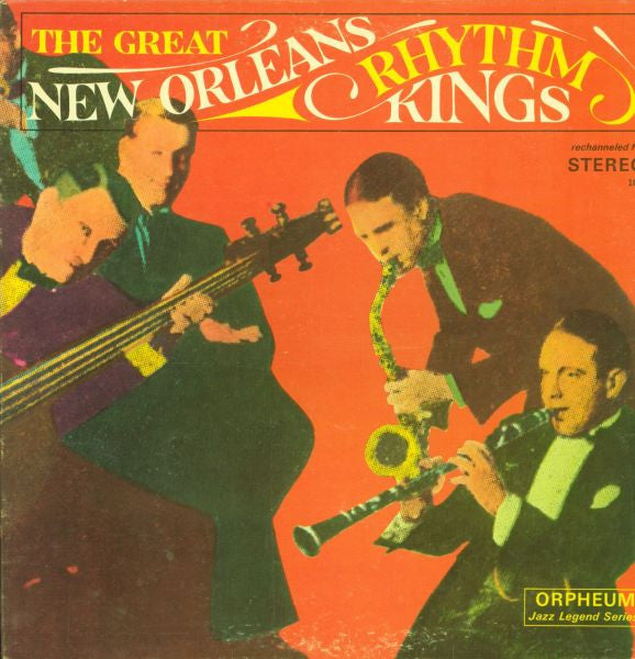 New Orleans Rhythm Kings : The Great New Orleans Rhythm Kings (LP, Comp, RE, Rec)