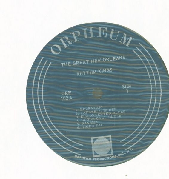 New Orleans Rhythm Kings : The Great New Orleans Rhythm Kings (LP, Comp, RE, Rec)