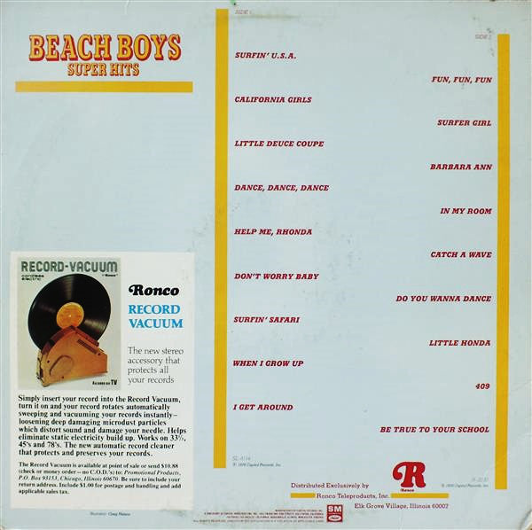 The Beach Boys : Beach Boys' Super Hits (LP, Comp)