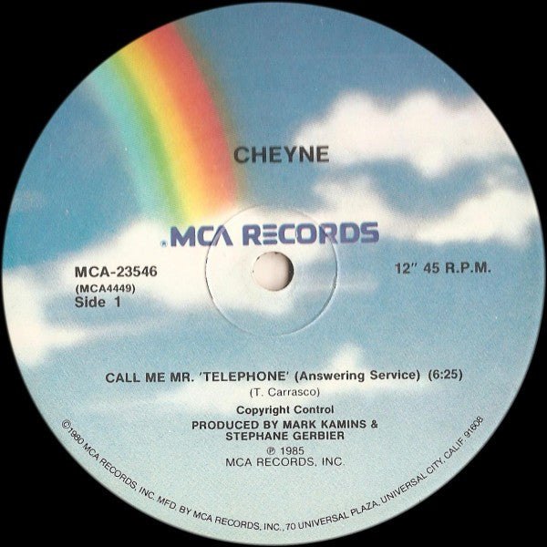 Cheyne : Call Me Mr' Telephone (12")