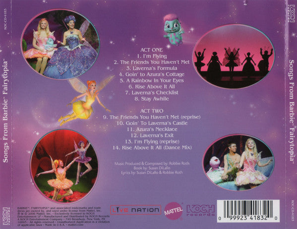 Barbie (10) : Songs from Barbie Fairytopia (CD, Album)