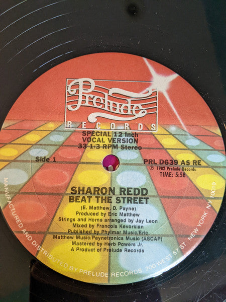 Sharon Redd : Beat The Street - Special 12 Inch Vocal Version (12")