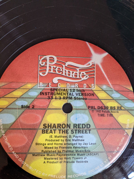Sharon Redd : Beat The Street - Special 12 Inch Vocal Version (12")