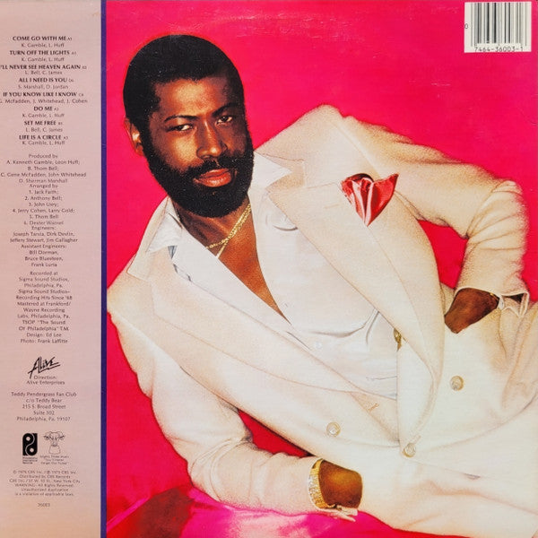 Teddy Pendergrass : Teddy (LP, Album)