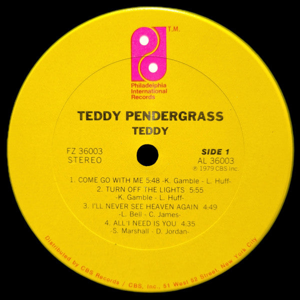 Teddy Pendergrass : Teddy (LP, Album)