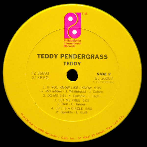 Teddy Pendergrass : Teddy (LP, Album)