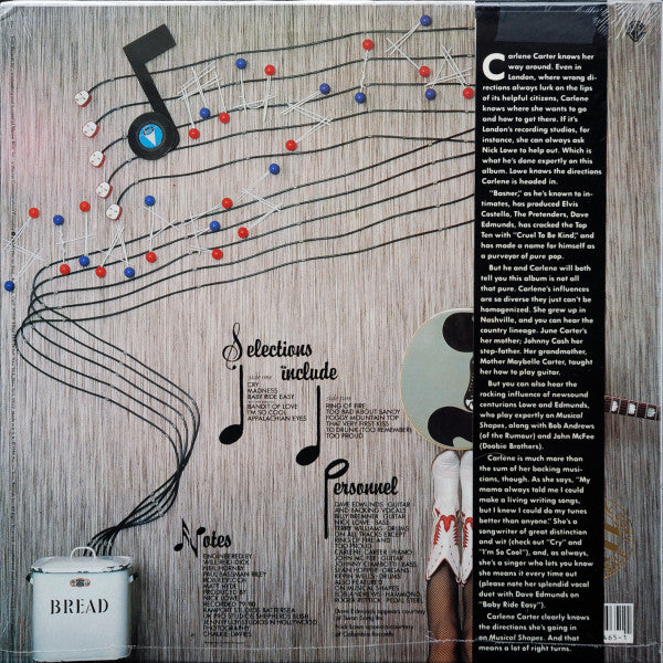 Carlene Carter : Musical Shapes (LP, Album, Los)