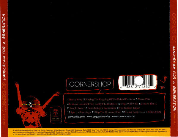 Cornershop : Handcream For A Generation (CD, Album)